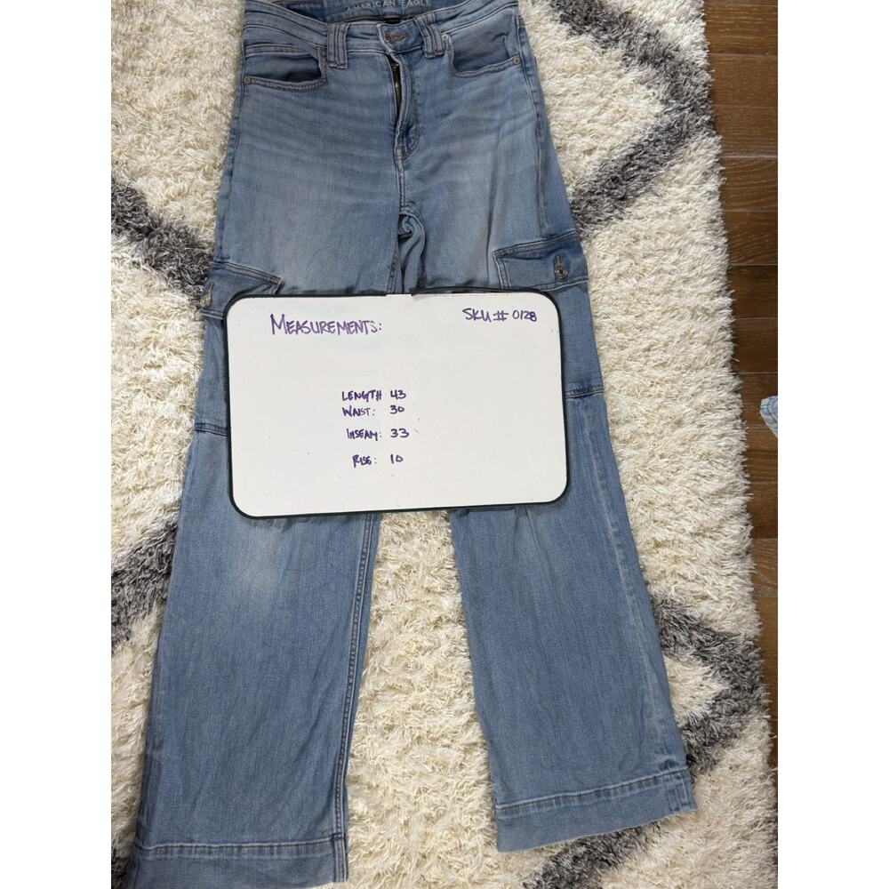American Eagle Womens Jeans Blue 2 Long RN 54485 90s Vintage